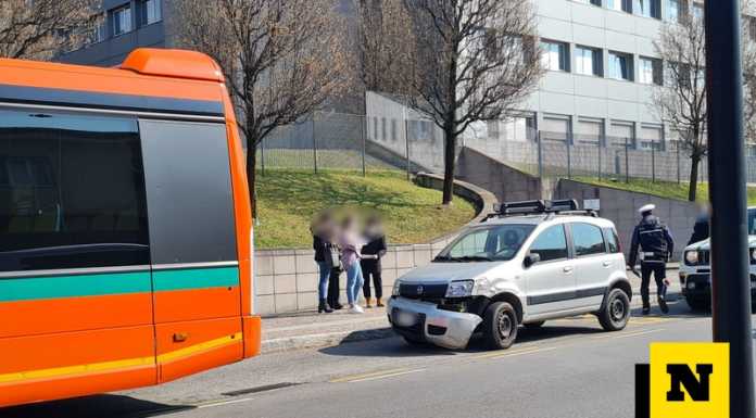 Germanedo. Incedente in via dell’Eremo, davanti all’ospedale