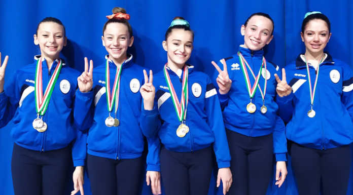 Ginnastica ritmica. La Zanetti conquista cinque titoli regionali CSEN