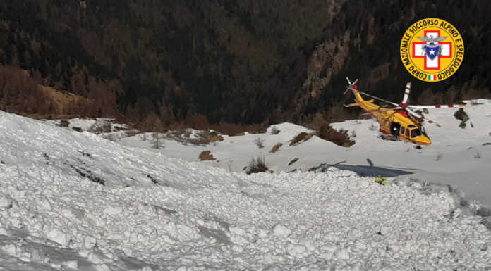 Tragedia in montagna: tre morti sotto una valanga a Punta Valgrande Valanga
