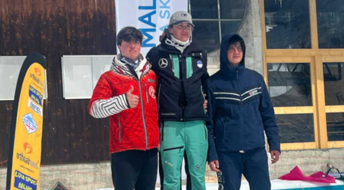 Sci. Luca Bianchi (SC Lecco) doppio 2° posto Aspirante in Gigante a Chiesa Luca Bianchi