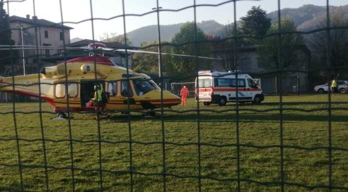 Calco, bambino in bici investito da un’auto: soccorso in elicottero