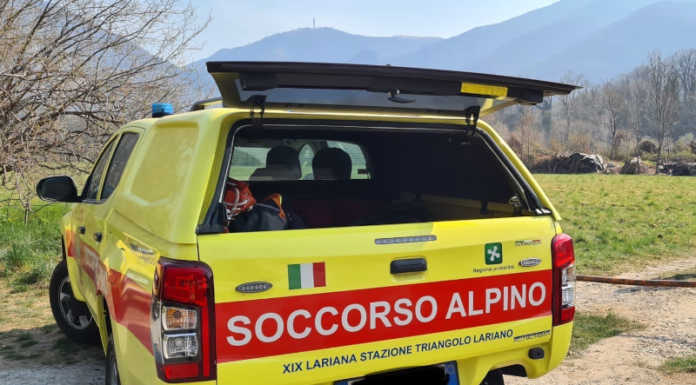 Civate, 67enne si infortuna, soccorritori in azione
