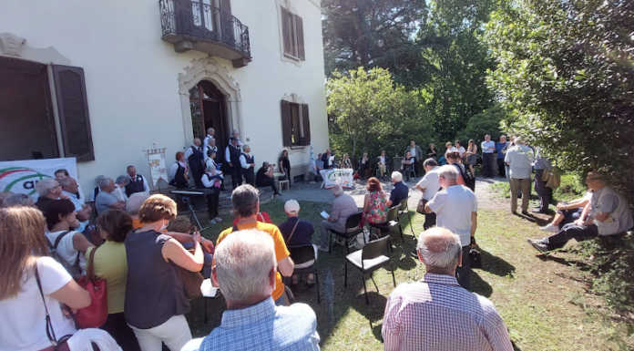 Calolzio: taglio del nastro, a Villa de Ponti, per la nuova sede Auser Valle San Martino