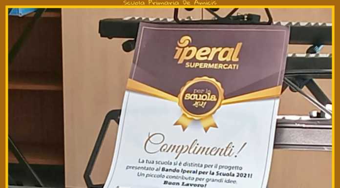 La scuola De Amicis acquista 25 tastiere grazie al contributo di Iperal