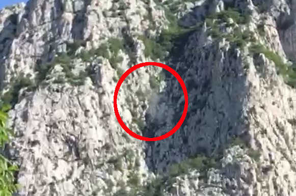 Montagna. Scarica di sassi nel canale accanto all’Antimedale (VIDEO)