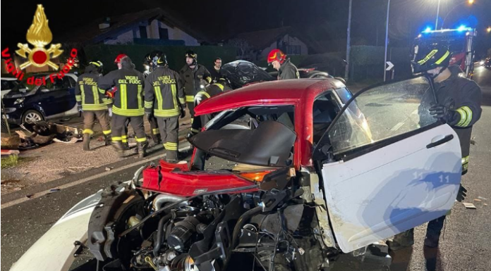 Brivio, brutto incidente nella notte: sei persone coinvolte