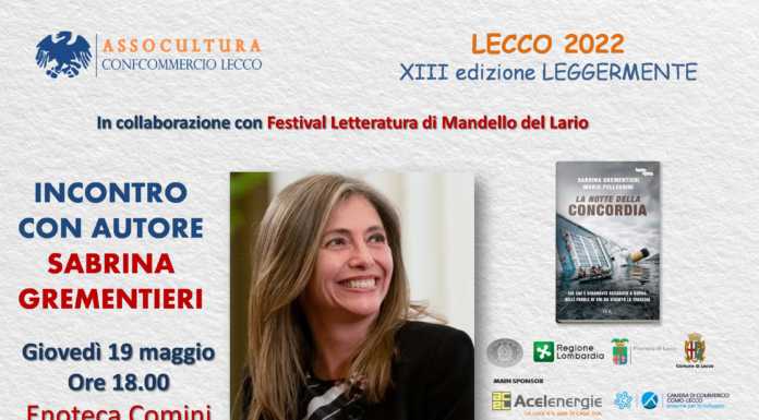 Leggermente. A Mandello arriva la scrittrice Sabrina Grementieri