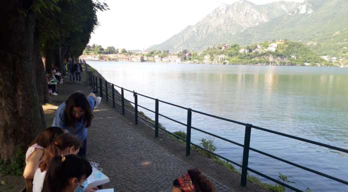 Acquarellando su quel ramo del Lago di Como… pittura en plein air per gli studenti della Nava