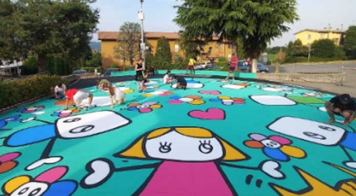 Street art alla Colombina: “Così Casatenovo è sempre più bella e colorata!”