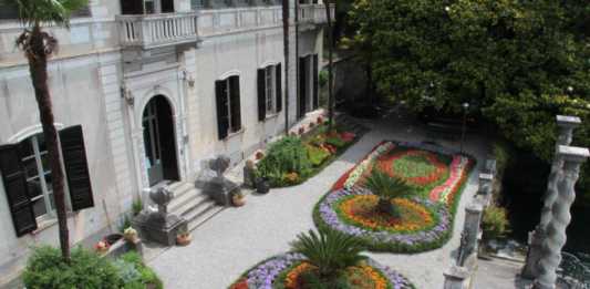 Il giardino di Villa Monastero a Varenna