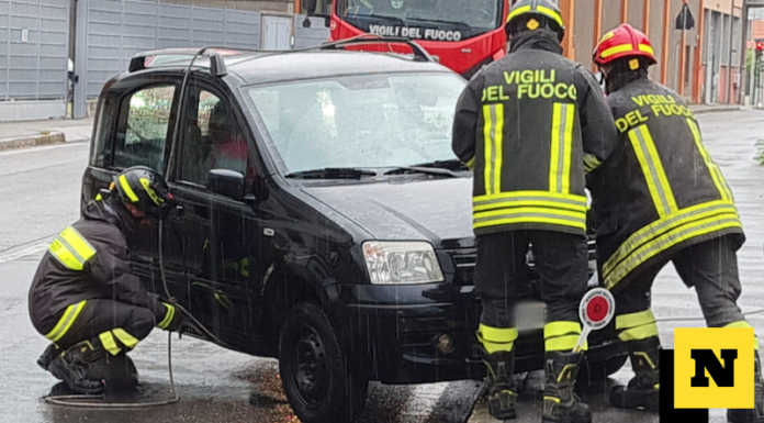 Lecco. Si ribalta con l’auto in via Ponte Alimasco: paura per un 47enne