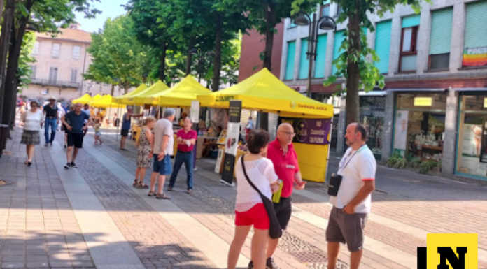 Merate, ieri in piazza la prima di “Conosci e gusta la valle dell’Adda”