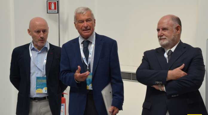 Confcommercio, Sangalli a Lecco: “Per un futuro di prossimità servono innovazione e formazione” Alberto Riva, Calro Sangalli, Antonio Peccati