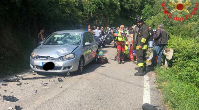 Grave incidente a Torre de Busi: motociclista in codice rosso