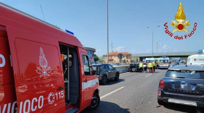 SS36: incidente a Seregno, intervento dei soccorsi