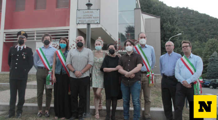 Brivio, intitolato il largo al dottor Ivan Mauri: “Un eroe del Covid” Brivio intitolazione largo dottor Ivan Mauri