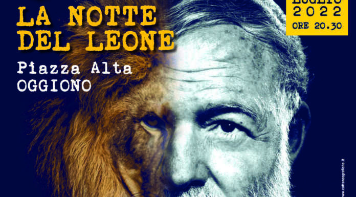 “La notte del leone”: Ernest Hemingway in chiave musicale locandina la notte del leone