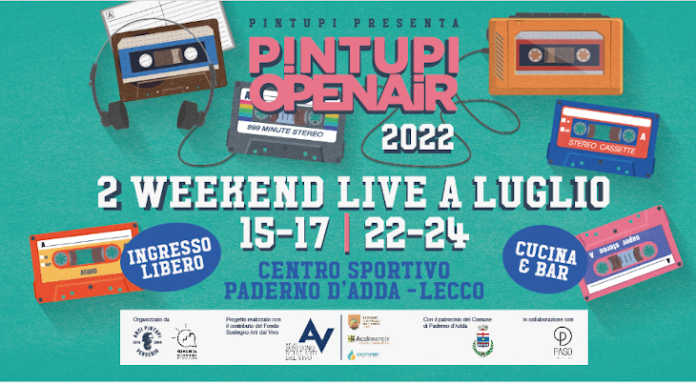 Paderno: torna il festival di musica del vivo Pintupi open air Pintupi open air
