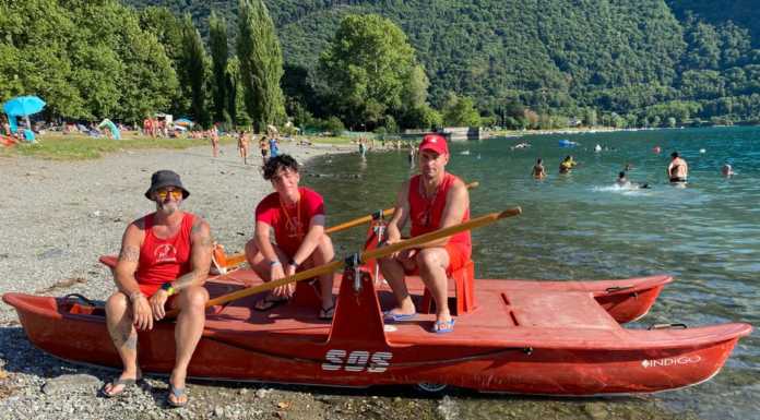 Colico, quattro ragazzi rischiano di annegare: salvati dai bagnini dell’associazione Amici di Claudio