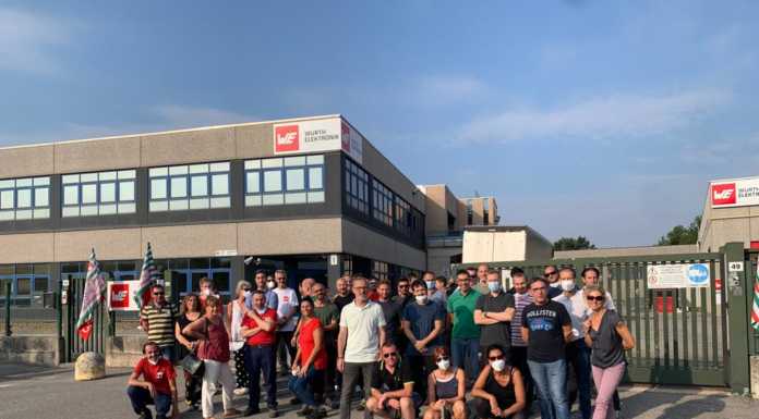 Oggiono, protestano i lavoratori. Sciopero in due aziende