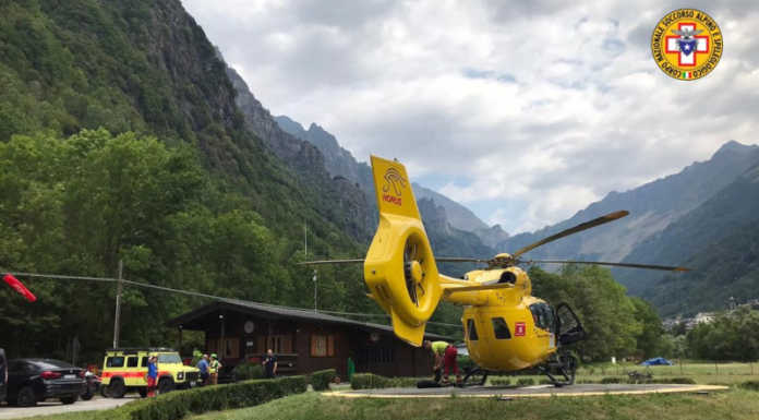 Valbondione. Precipita per una settantina di metri, muore escursionista 41enne elisoccorso valbondione escursionista morto