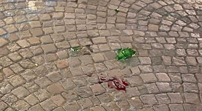 Aggressione in centro a colpi di bottiglie, denunciati due fratelli