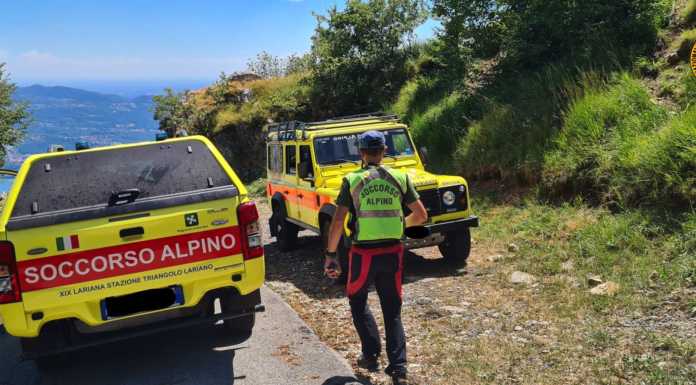 Donna infortunata sul Cornizzolo: intervento del Soccorso Alpino soccorso alpino triangolo lariano cornizzolo
