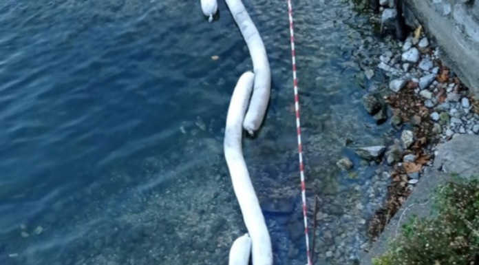 Lierna. Il sindaco Stefanoni sugli sversamenti: “Ditte incolpevoli” sversamento lungolago castiglioni