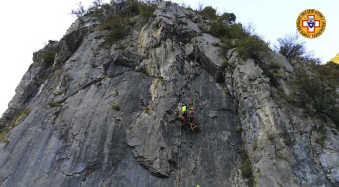 Esercitazione del Soccorso alpino al Sasso di Introbio, una quindicina i tecnici impegnati Esercitazione soccorso alpino al Sasso di Introbio 20220804
