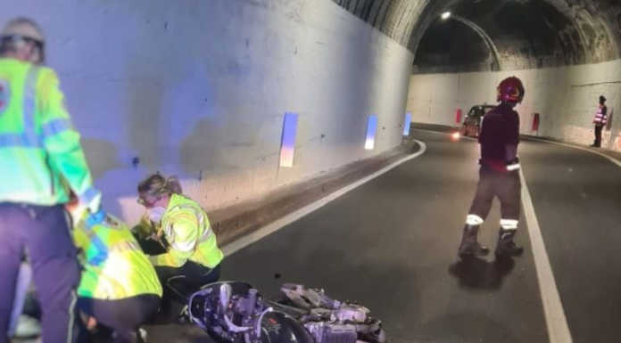 Incidente in galleria tra Dervio e Bellano, un motociclista in ospedale Incidente in galleria tra Dervio e Bellano 20220819