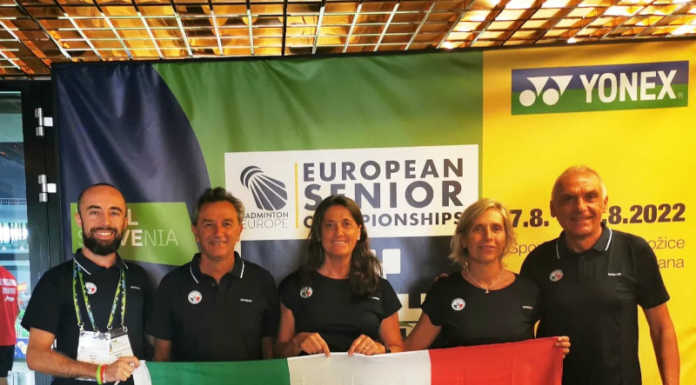 Quattro atleti blucelesti all’Europeo di Badminton a Lubiana europei badminton 2022