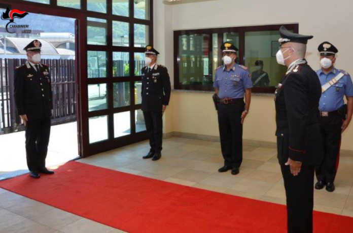 Visita Generale Carabinieri a Lecco 25 agosto