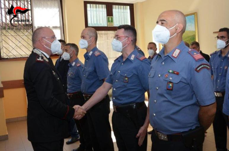 Visita Generale Carabinieri a Lecco 25 agosto