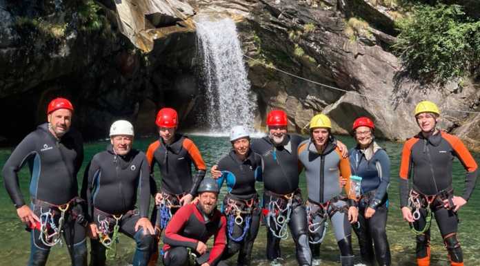 Nuova avventura per il Cai Ballabio, uscita di canyoning in Val Bodengo cai_ballabio_canyoning_20220731