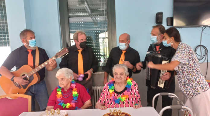 Calolzio. Alla Casa Madonna della Fiducia è festa per due compleanni da record Casa Madonna della Fiducia in festa per il compleanno di due centenarie