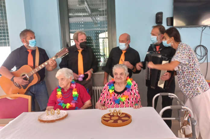 Casa Madonna della Fiducia in festa per il compleanno di due centenarie