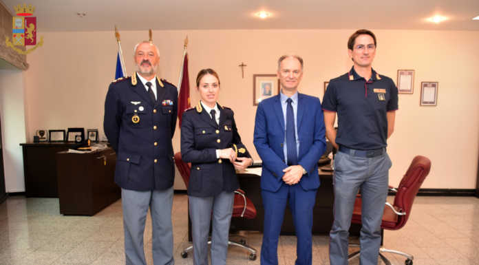 La Questura di Lecco dà il benvenuto al Commissario Capo Marta Casati La dottoressa Marta Casati