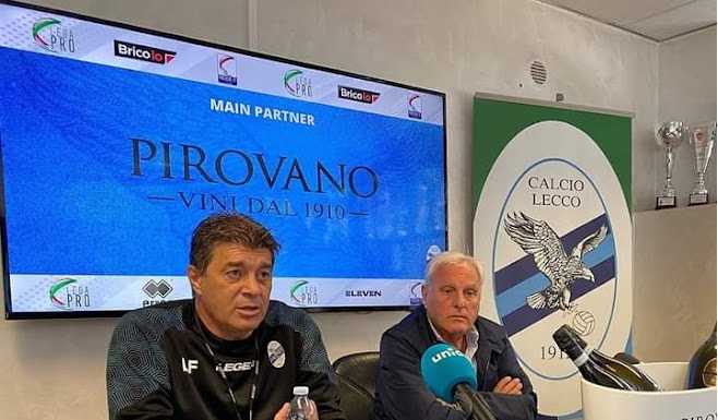 Calcio Serie C. Domani si gioca l’anticipo della sesta di campionato: AlbinoLeffe-Lecco Mister Luciano Foschi in conferenza stampa (credit foto Calcio Lecco 1912)