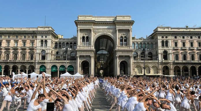 Danza. Anche le ragazze di Stendhart in piazza con Roberto Bolle Milano Ballo in bianco Stendhart Bolle-2