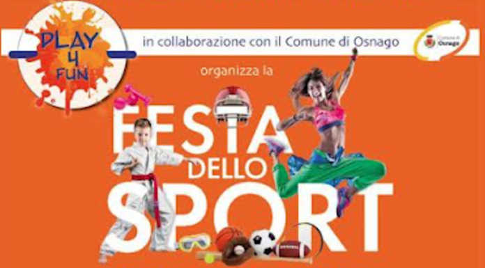 Osnago, il 10 la festa dello sport con l’inaugurazione di parchetto e murales