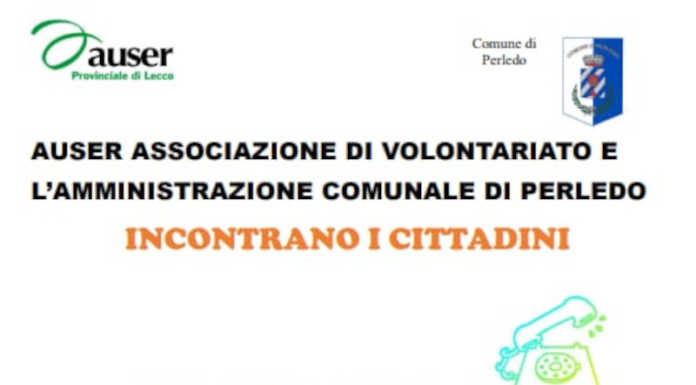 Auser incontra i cittadini di Perledo per una serata divulgativa Locandina Auser Perledo incontro