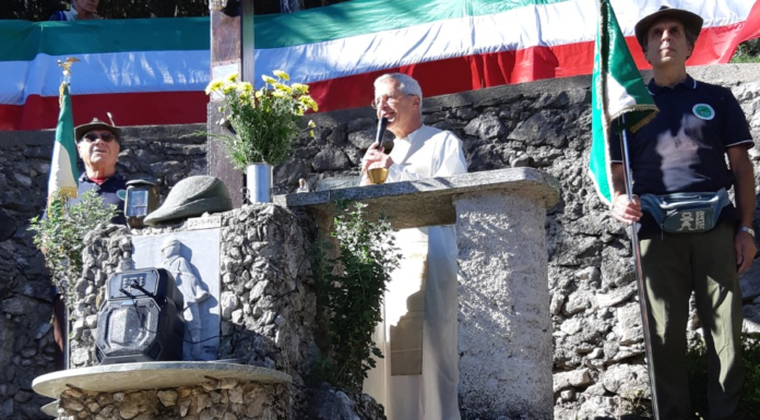 Malgrate, gli alpini tornano al cippo dopo 3 anni di assenza Gruppo Alpini Malgrate, festa sociale cippo 2022