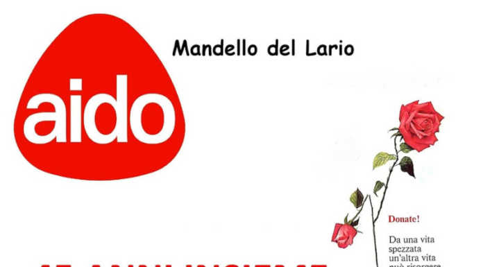 45 anni di Aido Mandello: ecco il programma dei festeggiamenti 45 anni di Aido