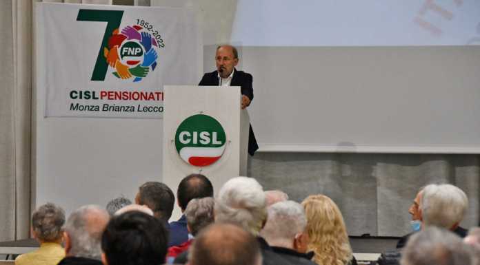 Lecco, i pensionati della Cisl festeggiano 70 anni di storia