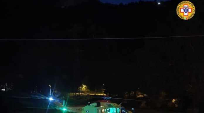 Malori in zone impervie, doppio intervento del Soccorso Alpino Cnsas Valsassina elisoccorso notte taceno