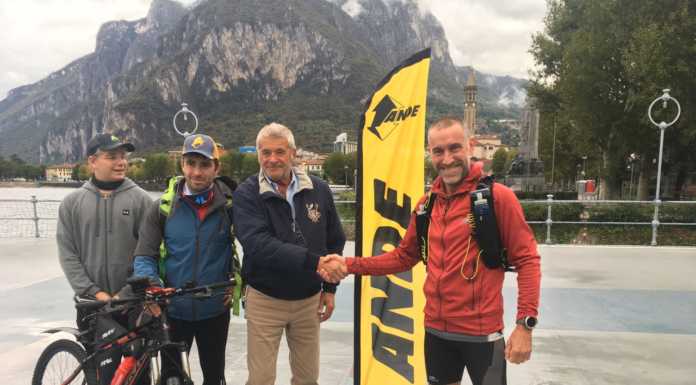Dal lago a Lecco al Mar Ligure: 200 km di sfida per Roberto Crippa