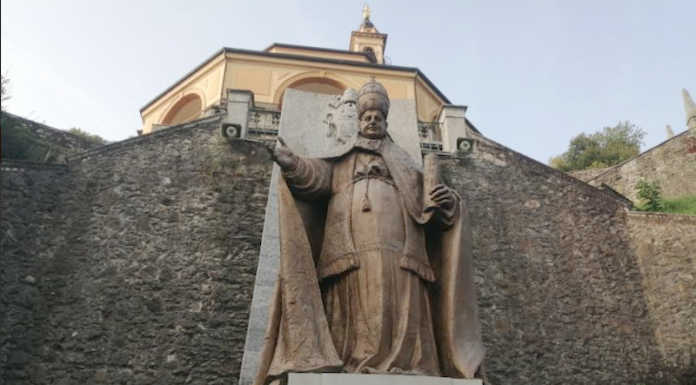 Imbersago ricorda il 60esimo della morte di Papa Giovanni XXIII: le iniziative Statua Papa Giovanni XXIII Madonna del Bosco