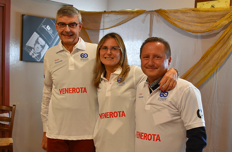 60° Venerota - Marco Milani, Nicoletta e Massimo Rota