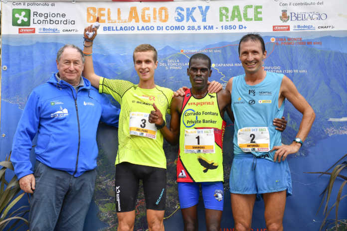 Il podio della sky con Simukeka, Del Pero e Antonioli (photo Davide Ferrari)