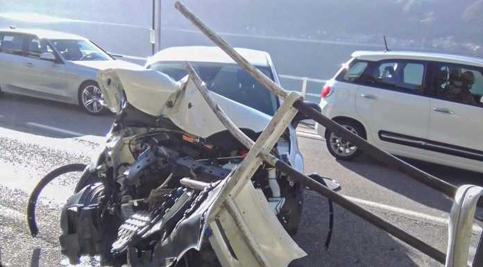 Mandello, incidente sulla provinciale a Olcio: 48enne in ospedale